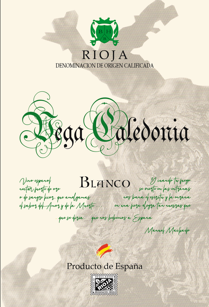 Vega Caledonia Blanco Viura D.O.C.Rioja